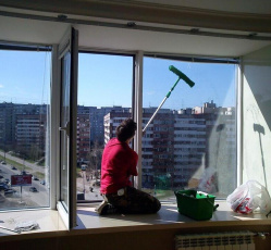 Мытье окон в однокомнатной квартире Геленджик